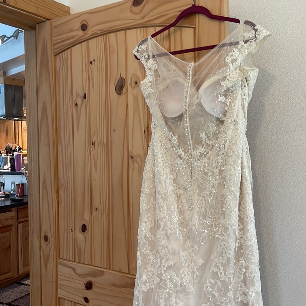 Sophia Tolli light gold/ ivory wedding dress - Picture 3 of 6
